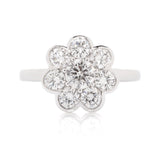 Dreaming Diamond Flower Ring