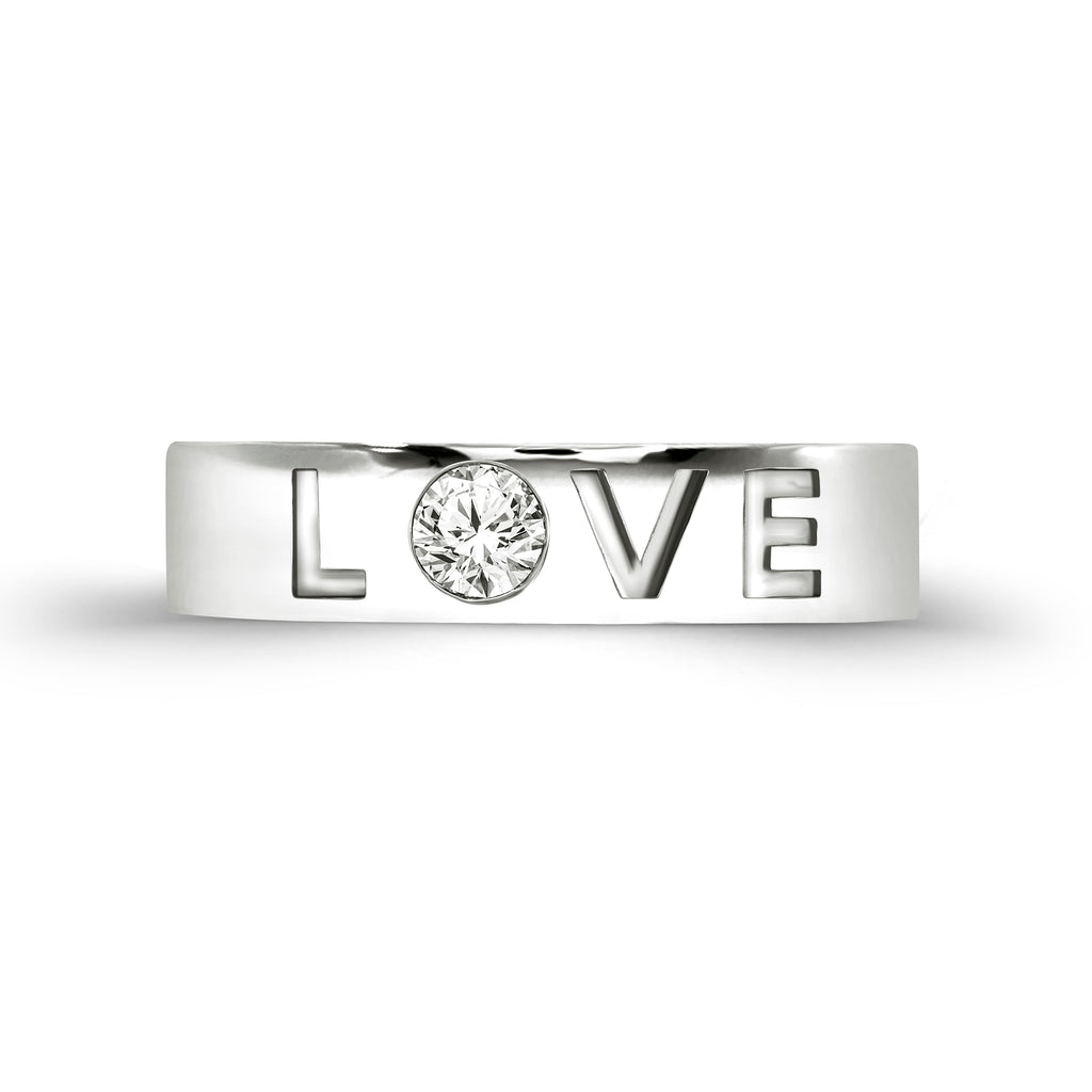 Love Ring - White Gold