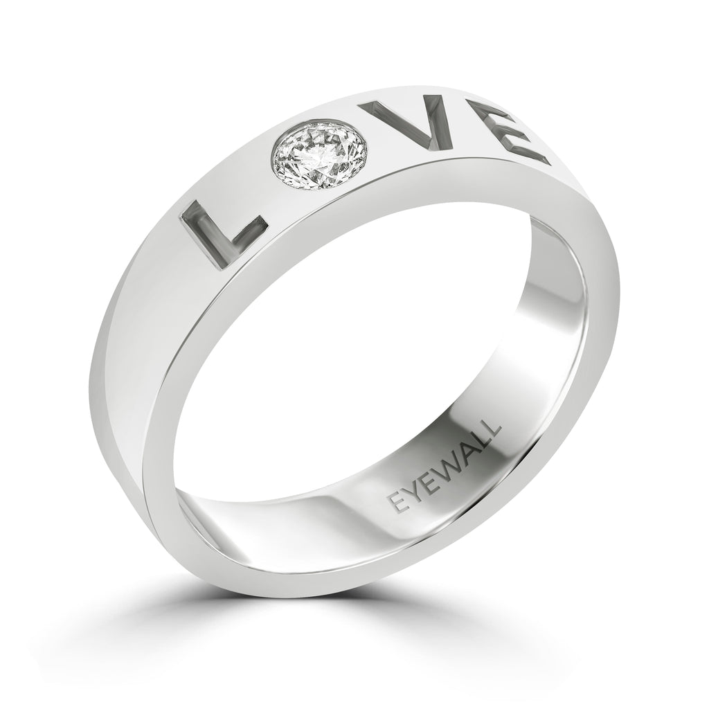 Love Ring - White Gold