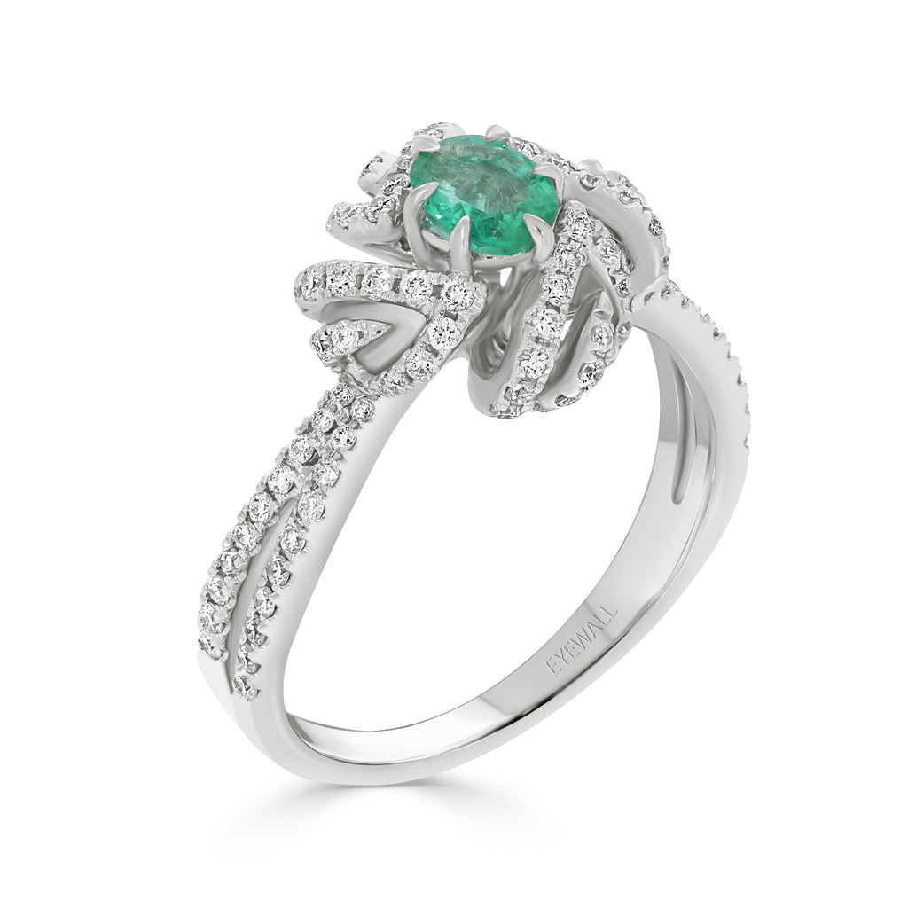 Early Spring Emerald Ring