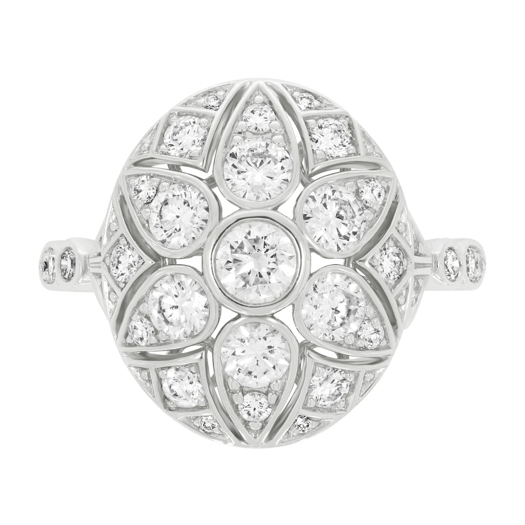 Oval Diamond Ring