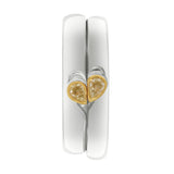 Heart Diamond Ring Set